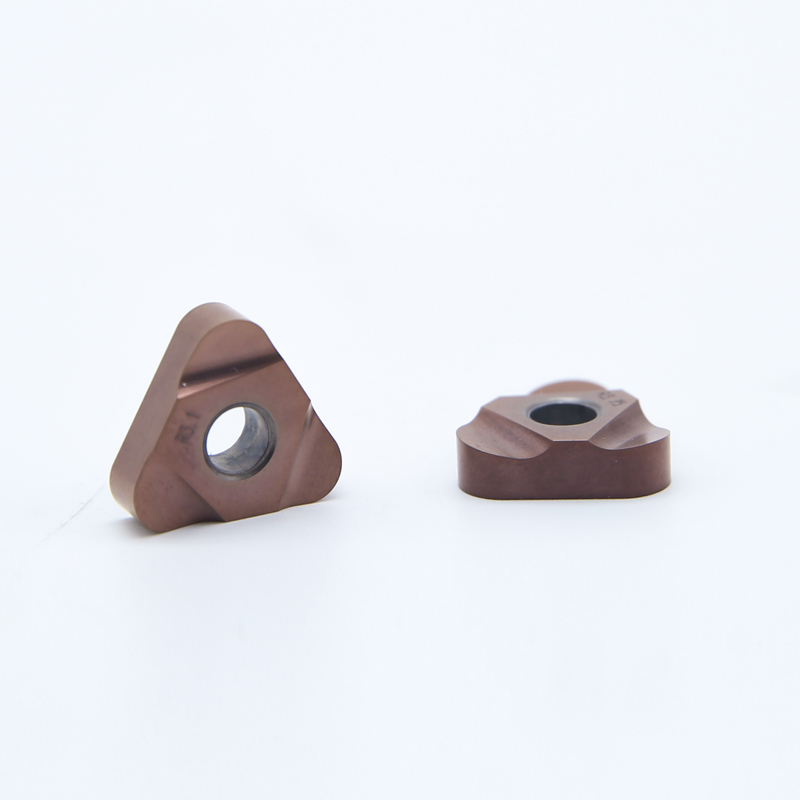         PCBN chip breaker inserts